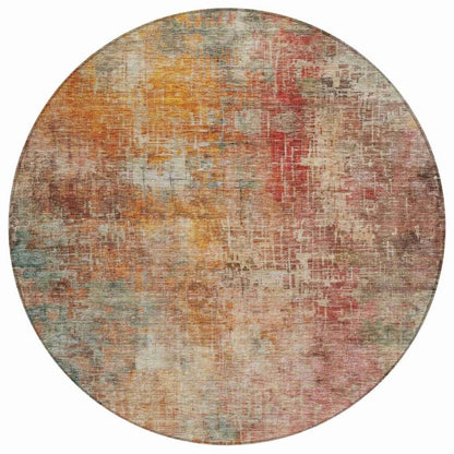 Amalina Brown Washable Indoor - Outdoor Rug - LOOMLAN - LOOMLAN Rugs - Outdoor Rugs