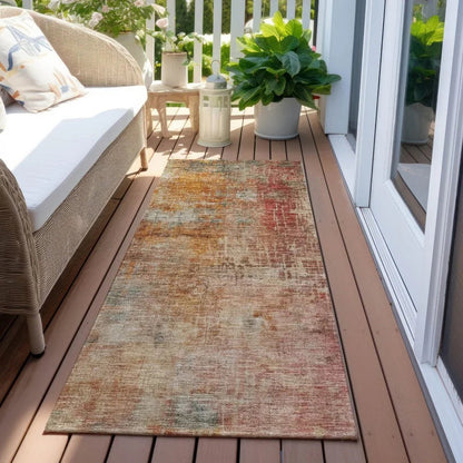 Amalina Brown Washable Indoor - Outdoor Rug - LOOMLAN - LOOMLAN Rugs - Outdoor Rugs