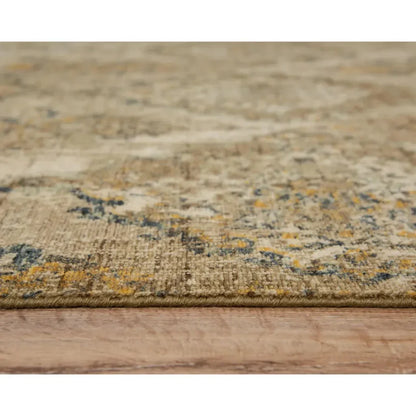 Aman Medallion Beige/ Brown Large Area Rugs - LOOMLAN - LOOMLAN - Area Rugs
