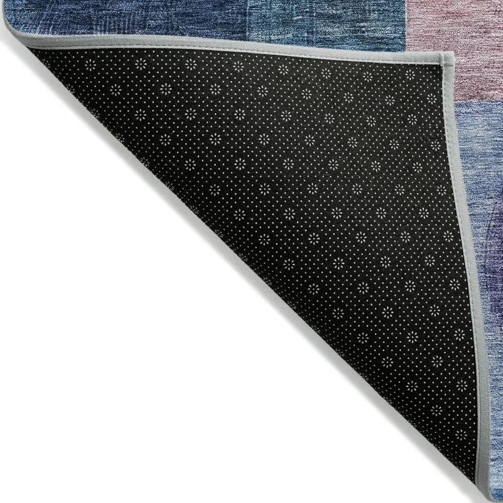 Amara Blue Washable Indoor-Outdoor Rug-Outdoor Rugs-LOOMLAN Rugs-LOOMLAN