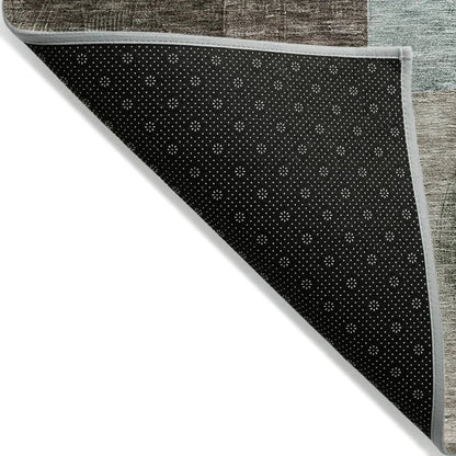 Amara Brown Washable Indoor-Outdoor Rug-Outdoor Rugs-LOOMLAN Rugs-LOOMLAN