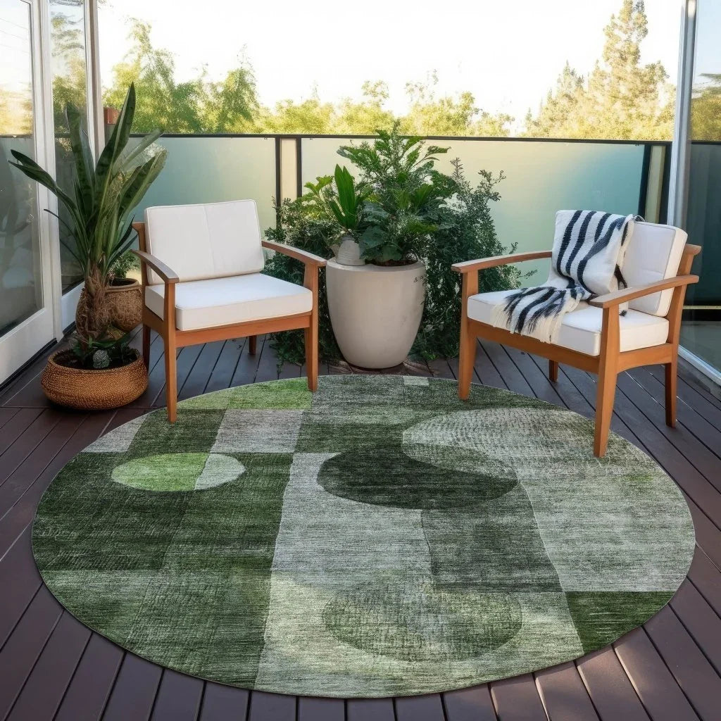 Amara Fern Washable Indoor-Outdoor Rug-Outdoor Rugs-LOOMLAN Rugs-LOOMLAN
