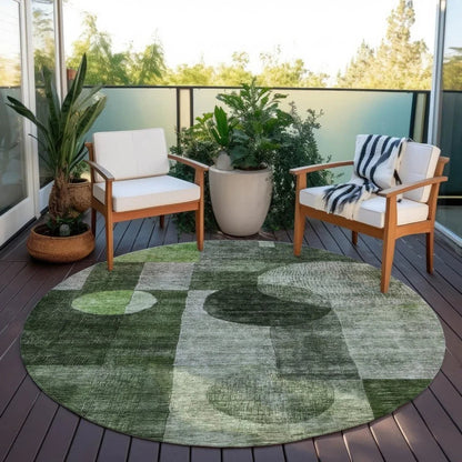 Amara Fern Washable Indoor-Outdoor Rug-Outdoor Rugs-LOOMLAN Rugs-LOOMLAN