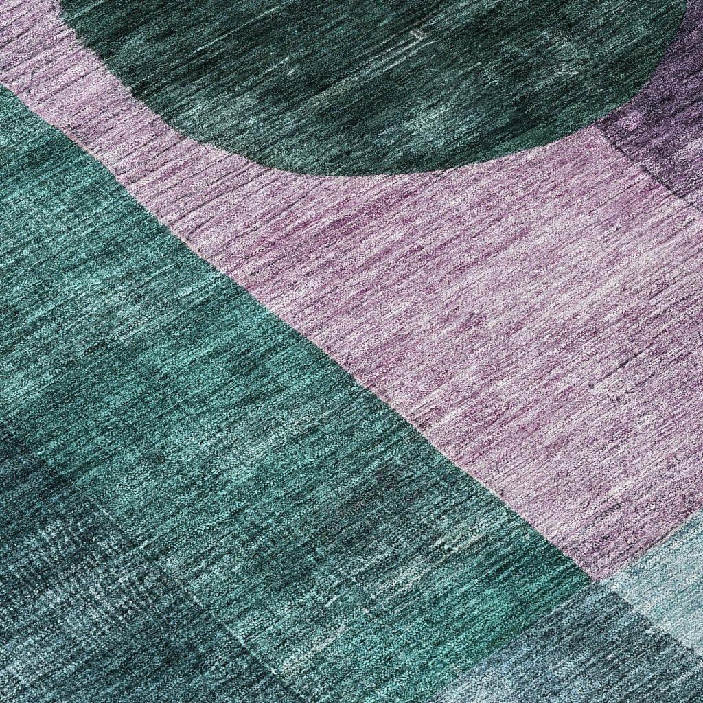 Amara Green Washable Indoor-Outdoor Rug-Outdoor Rugs-LOOMLAN Rugs-LOOMLAN