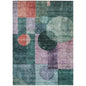 Amara Green Washable Indoor-Outdoor Rug-Outdoor Rugs-LOOMLAN Rugs-2'6" x 3'10"-LOOMLAN