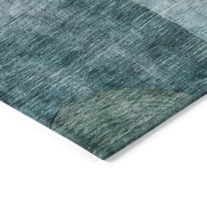 Amara Green Washable Indoor-Outdoor Rug-Outdoor Rugs-LOOMLAN Rugs-LOOMLAN