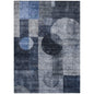Amara Navy Washable Indoor-Outdoor Rug-Outdoor Rugs-LOOMLAN Rugs-2'6" x 3'10"-LOOMLAN