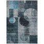 Amara Teal Washable Indoor-Outdoor Rug-Outdoor Rugs-LOOMLAN Rugs-2'6" x 3'10"-LOOMLAN