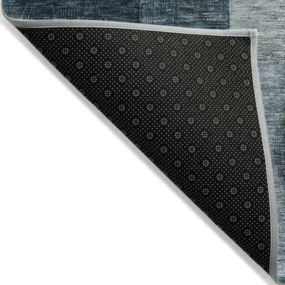 Amara Teal Washable Indoor-Outdoor Rug-Outdoor Rugs-LOOMLAN Rugs-LOOMLAN