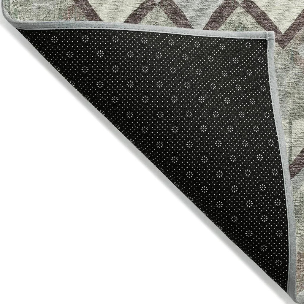 Amarrah Green Washable Indoor - Outdoor Rug - LOOMLAN - LOOMLAN Rugs - Outdoor Rugs