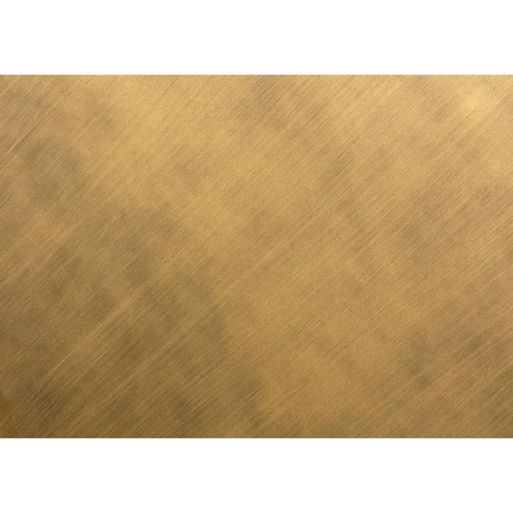 Amboss Coffee Table, Black Metal, Aged Brass - LOOMLAN - Noir - Coffee Tables