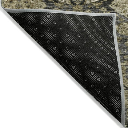 Ambray Gray Washable Indoor-Outdoor Rug-Outdoor Rugs-LOOMLAN Rugs-LOOMLAN