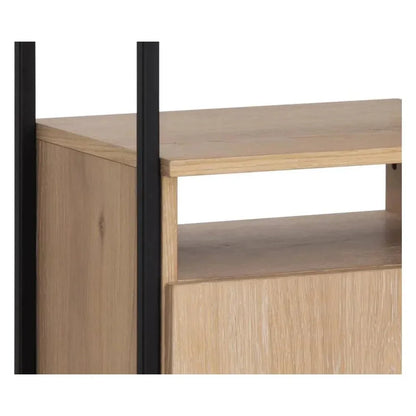 Ambrose Iron Framed Etagere-Etageres-SUNPAN-LOOMLAN