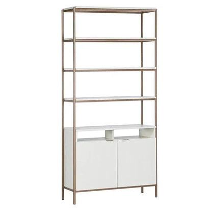 Ambrose Iron Framed Etagere-Etageres-SUNPAN-Champagne Gold-Cream-Large-LOOMLAN