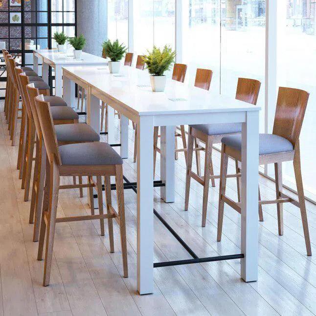 Ambrose Performance Fabric Bar Chair 2PC - LOOMLAN - Zuo Modern - Bar Stools