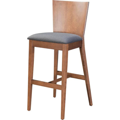 Ambrose Performance Fabric Bar Chair 2PC - LOOMLAN - Zuo Modern - Bar Stools