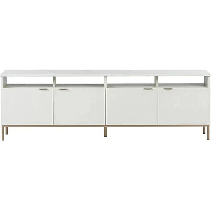 Ambrose Wooden Iron Modular Media Console & Cabinet - LOOMLAN - SUNPAN - TV Stands & Media Centers