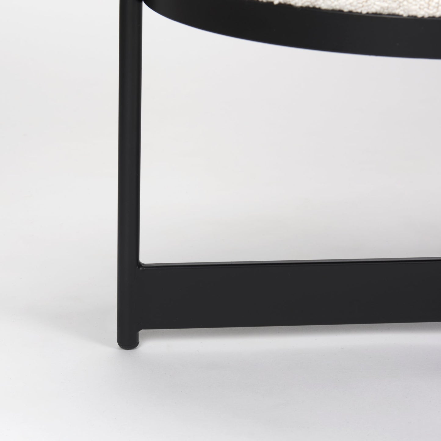 Amelia Cream Boucle Bedroom Bench