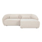 Amelia Nook Cozy Support Sectional Sofa-Modular Sofas-Moe's Home-Rigt Facing-Warm White-LOOMLAN