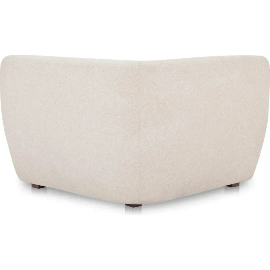 Amelia Performance Fabric Corner Chair-Modular Sofas-Moe's Home-LOOMLAN