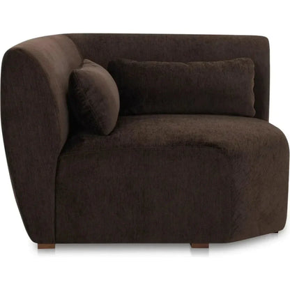 Amelia Performance Fabric Corner Chair-Modular Sofas-Moe's Home-LOOMLAN