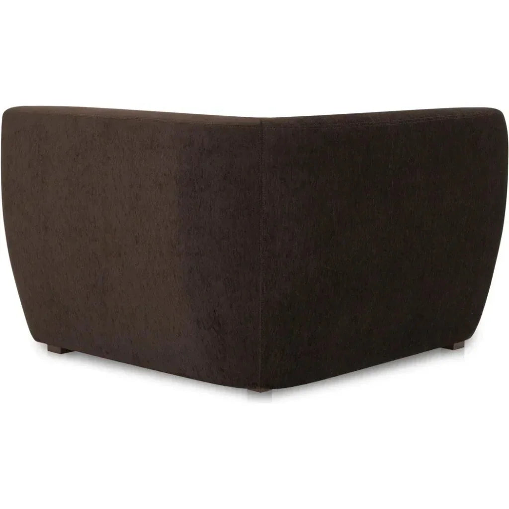 Amelia Performance Fabric Corner Chair-Modular Sofas-Moe's Home-LOOMLAN