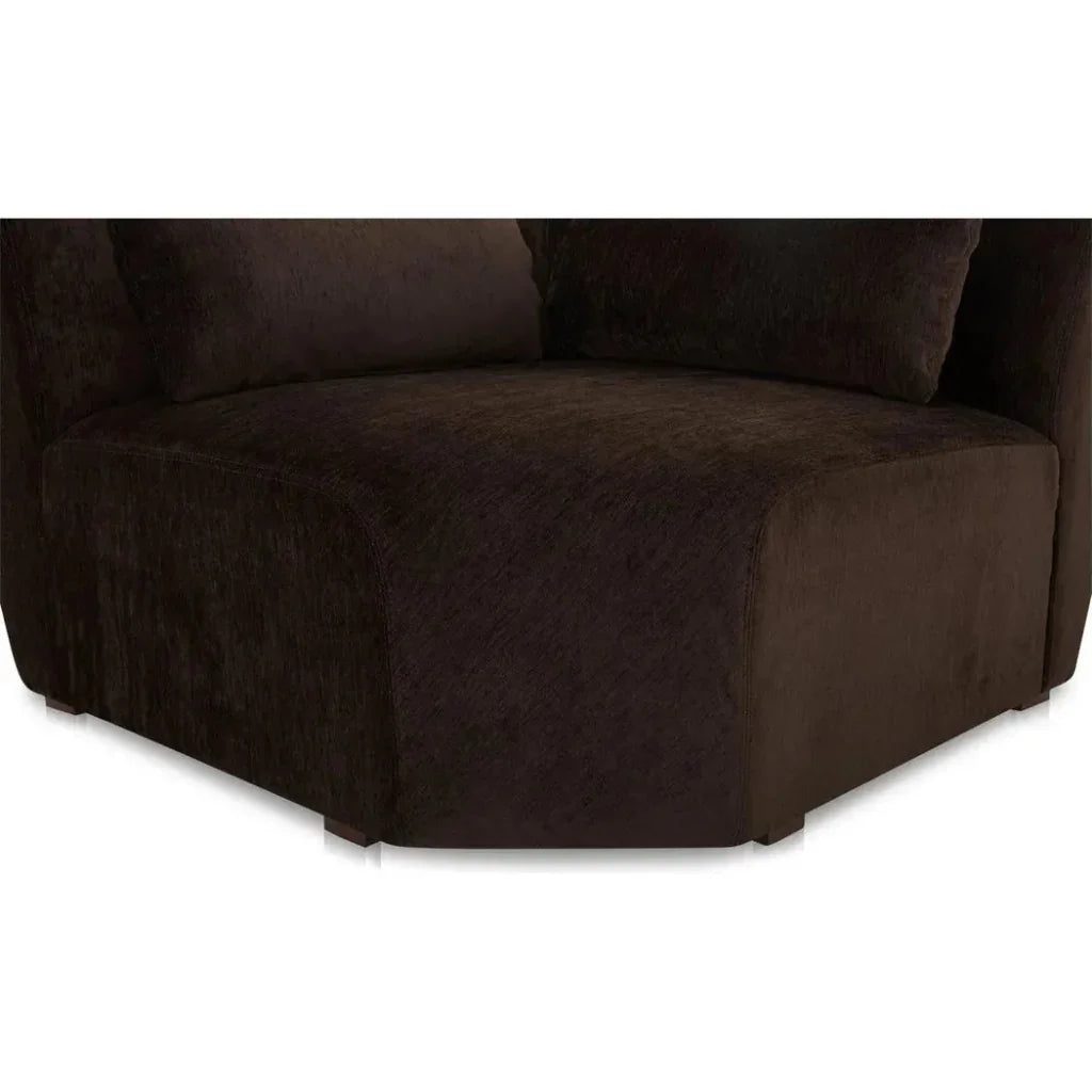 Amelia Performance Fabric Corner Chair-Modular Sofas-Moe's Home-LOOMLAN