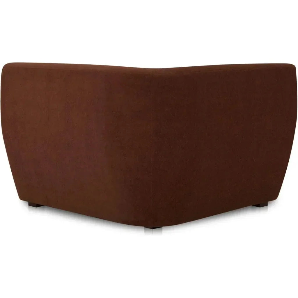 Amelia Performance Fabric Corner Chair-Modular Sofas-Moe's Home-LOOMLAN