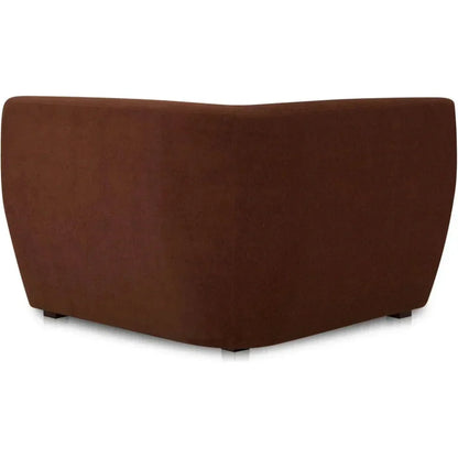 Amelia Performance Fabric Corner Chair-Modular Sofas-Moe's Home-LOOMLAN