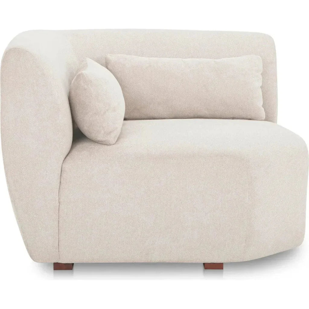 Amelia Performance Fabric Corner Chair-Modular Sofas-Moe's Home-LOOMLAN