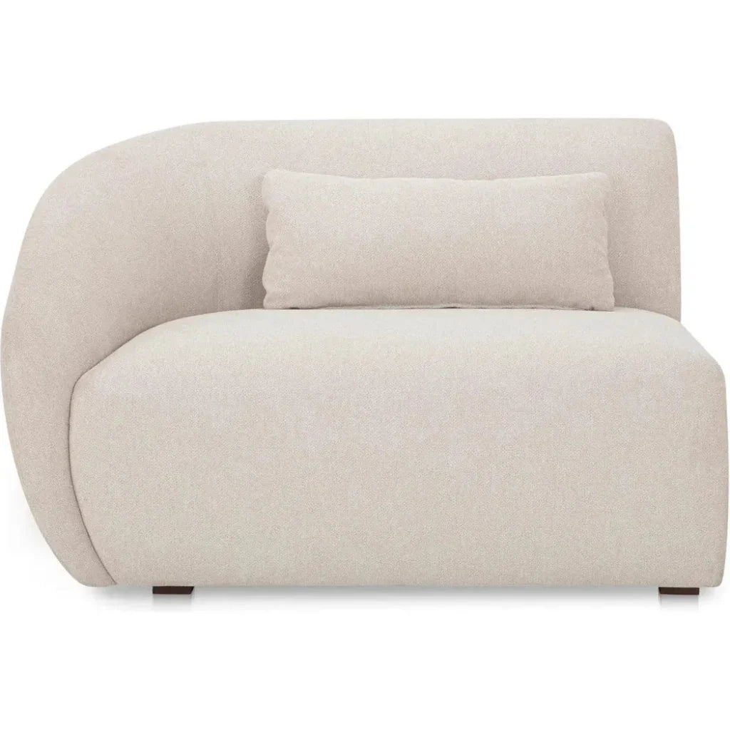 Amelia Performance Fabric Left Arm Facing Chair-Modular Sofas-Moe's Home-Warm White-LOOMLAN