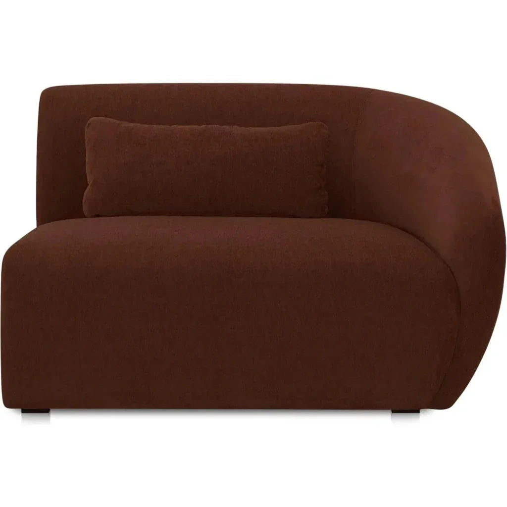 Amelia Performance Fabric Right Arm Facing Chair-Modular Sofas-Moe's Home-Chestnut-LOOMLAN