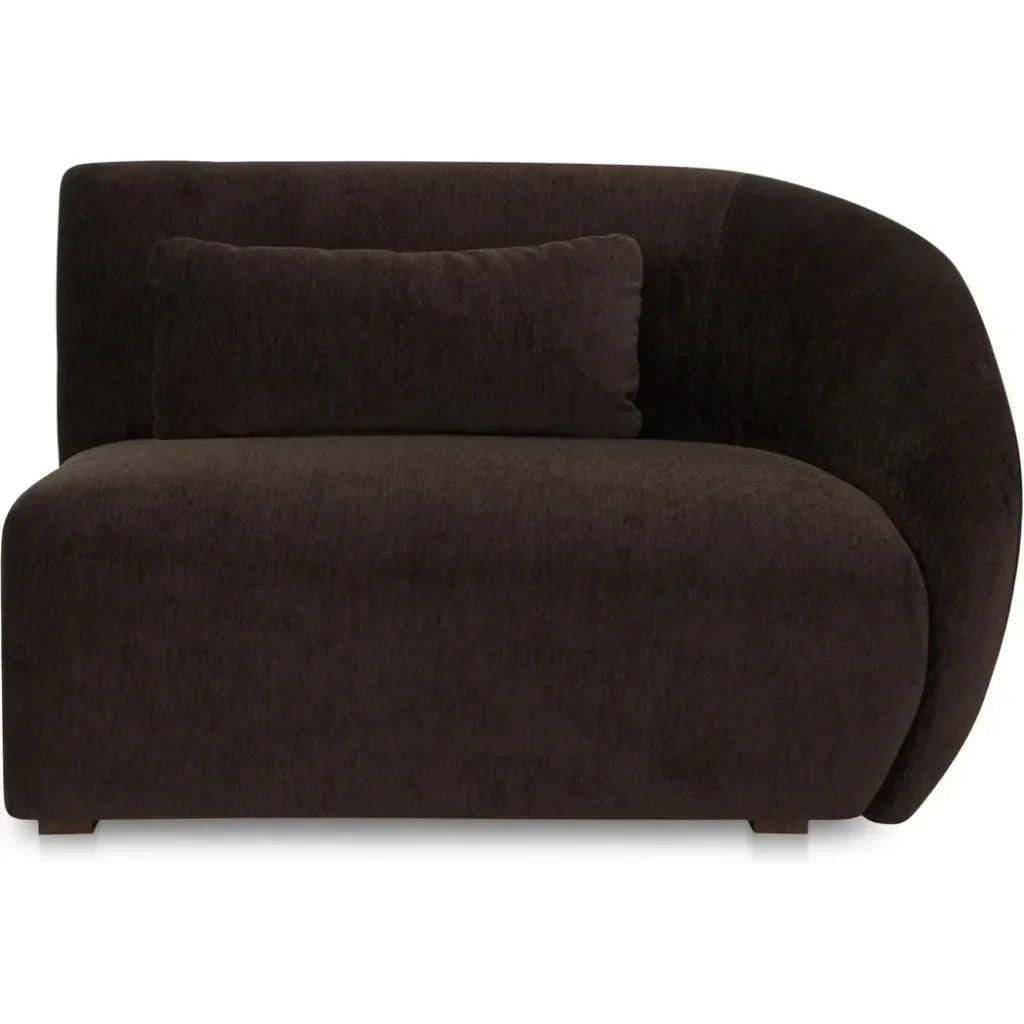 Amelia Performance Fabric Right Arm Facing Chair-Modular Sofas-Moe's Home-Espresso-LOOMLAN