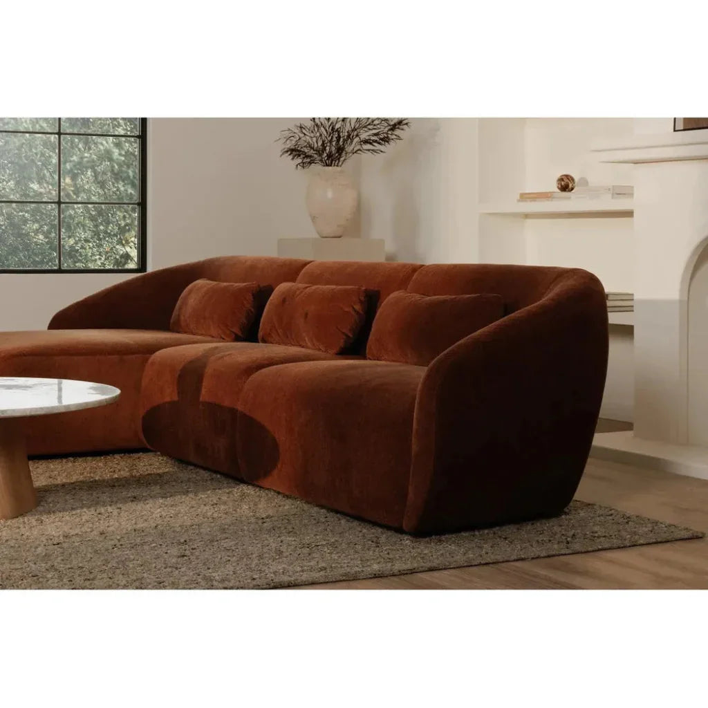 Amelia Performance Fabric Right Arm Facing Chaise-Modular Sofas-Moe's Home-LOOMLAN