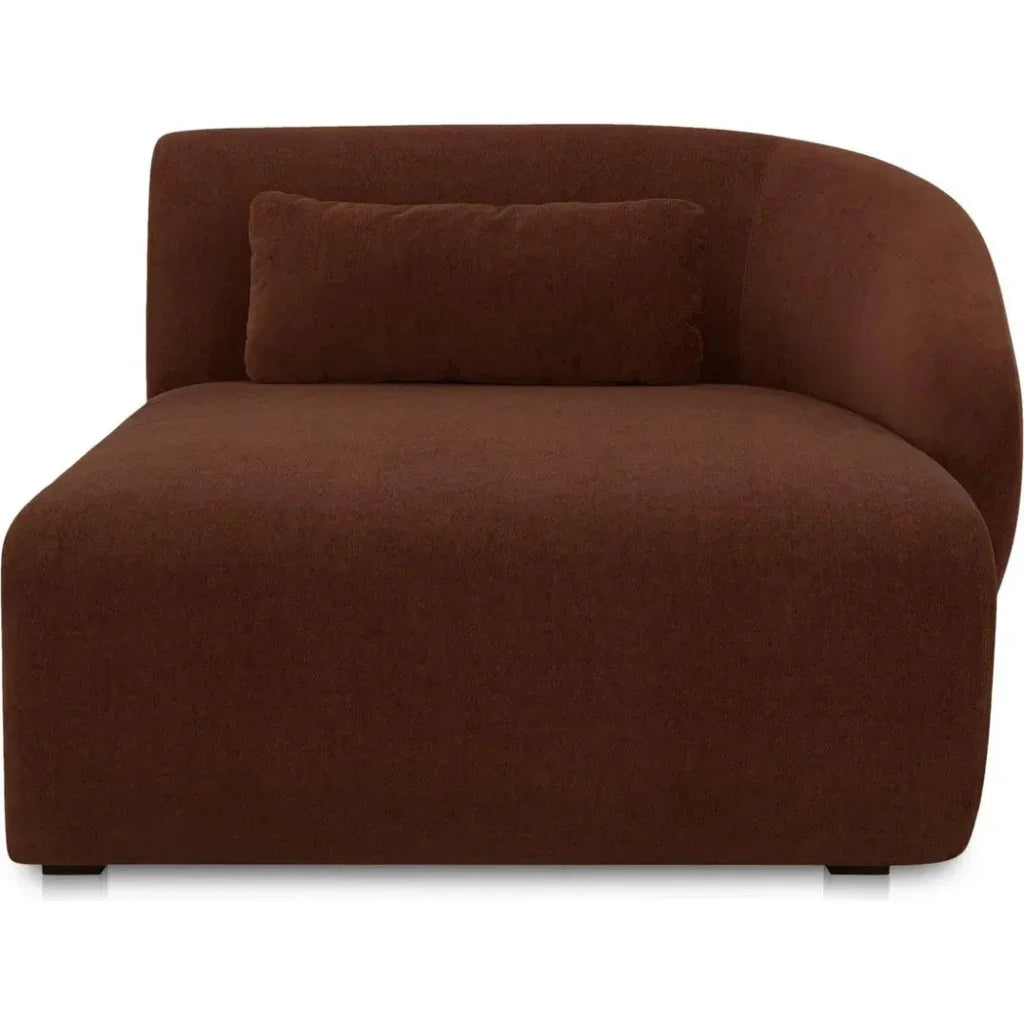 Amelia Performance Fabric Right Arm Facing Chaise-Modular Sofas-Moe's Home-Chestnut-LOOMLAN