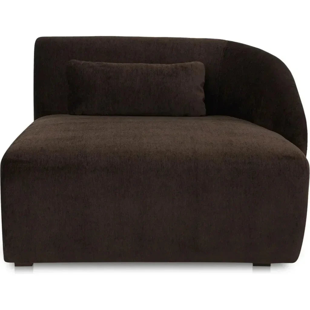 Amelia Performance Fabric Right Arm Facing Chaise-Modular Sofas-Moe's Home-Espresso-LOOMLAN