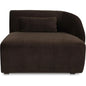 Amelia Performance Fabric Right Arm Facing Chaise-Modular Sofas-Moe's Home-Espresso-LOOMLAN