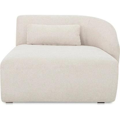 Amelia Performance Fabric Right Arm Facing Chaise-Modular Sofas-Moe's Home-Warm White-LOOMLAN