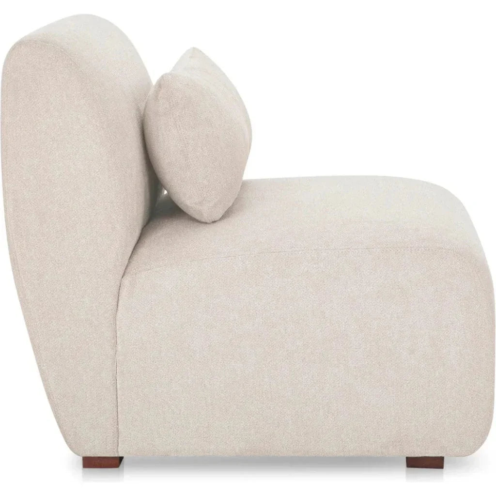Amelia Performance Fabric Slipper Chair-Modular Sofas-Moe's Home-LOOMLAN