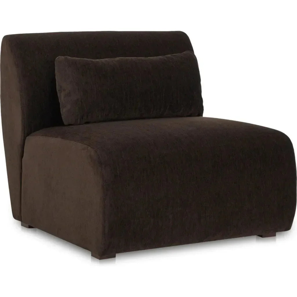 Amelia Performance Fabric Slipper Chair-Modular Sofas-Moe's Home-LOOMLAN