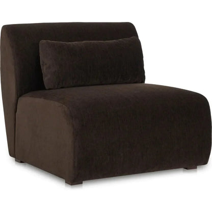 Amelia Performance Fabric Slipper Chair-Modular Sofas-Moe's Home-LOOMLAN