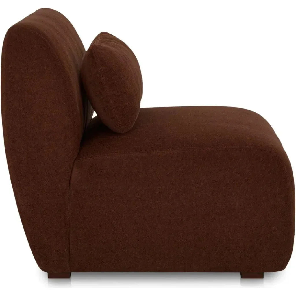 Amelia Performance Fabric Slipper Chair-Modular Sofas-Moe's Home-LOOMLAN