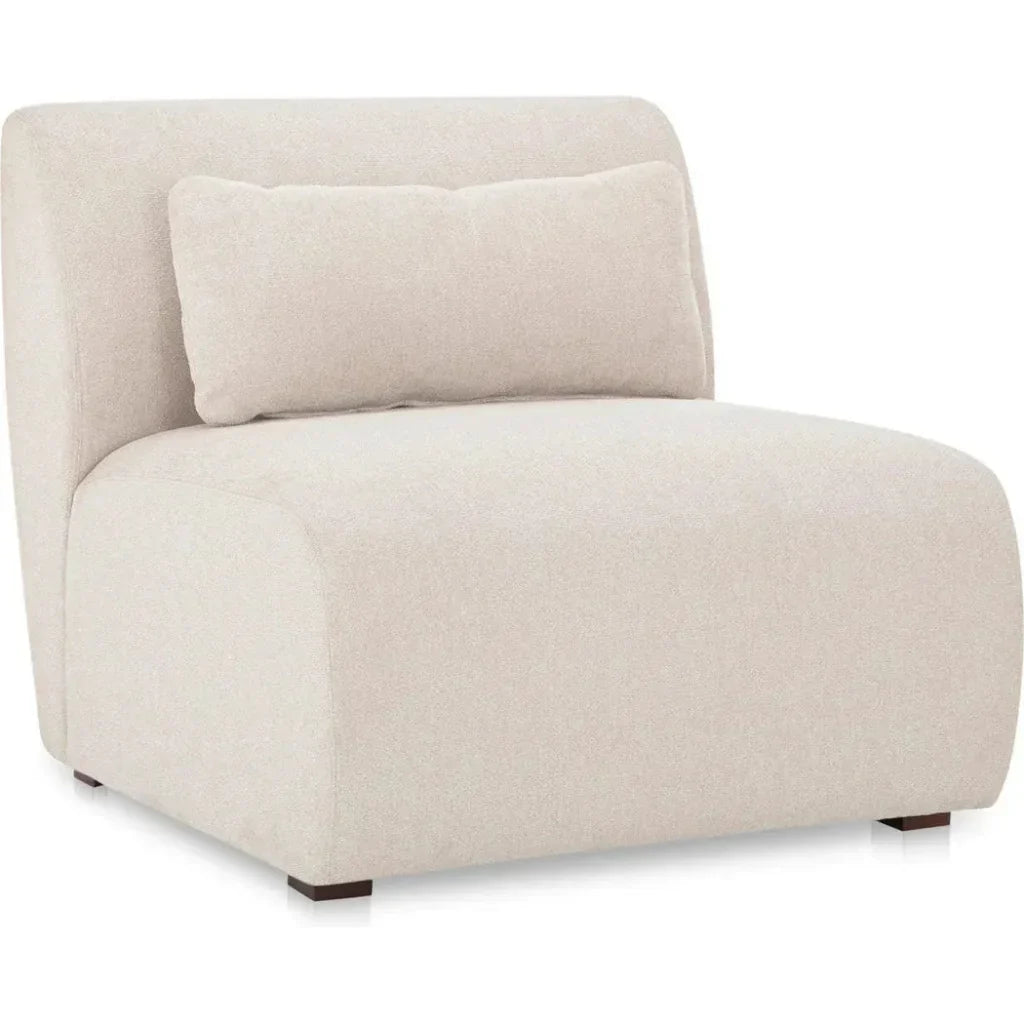 Amelia Performance Fabric Slipper Chair-Modular Sofas-Moe's Home-LOOMLAN