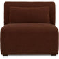Amelia Performance Fabric Slipper Chair-Modular Sofas-Moe's Home-Chestnut-LOOMLAN