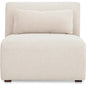 Amelia Performance Fabric Slipper Chair-Modular Sofas-Moe's Home-Warm White-LOOMLAN
