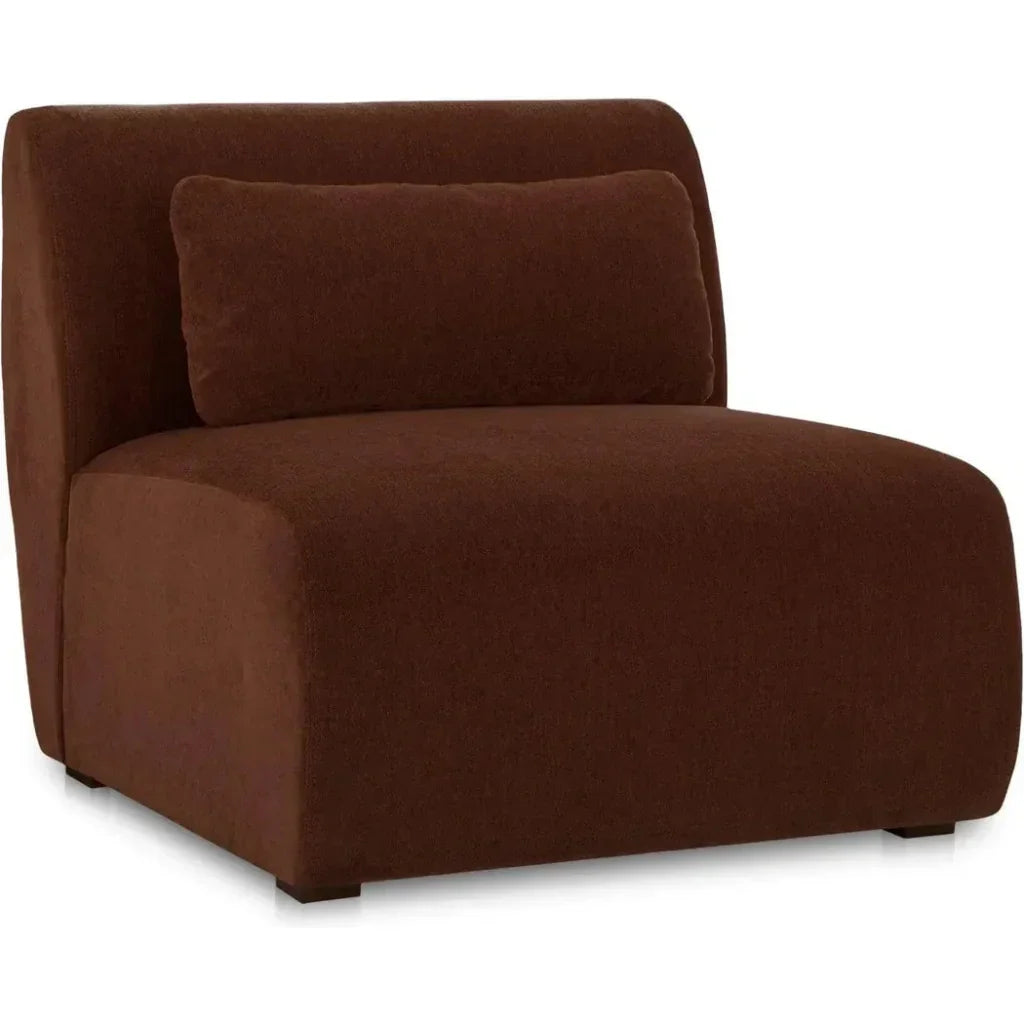 Amelia Performance Fabric Slipper Chair-Modular Sofas-Moe's Home-LOOMLAN