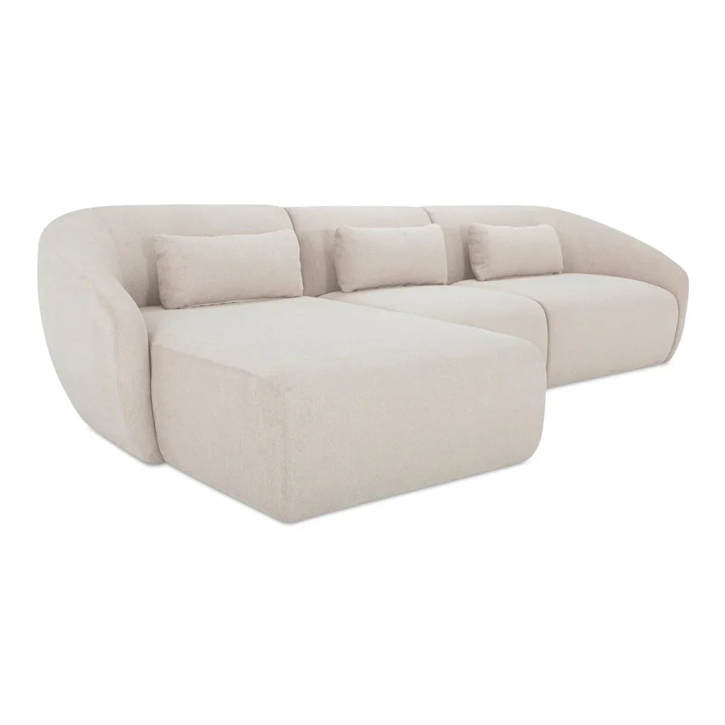 Amelia Sloped Arm Lounge Sectional Sofa-Modular Sofas-Moe's Home-LOOMLAN