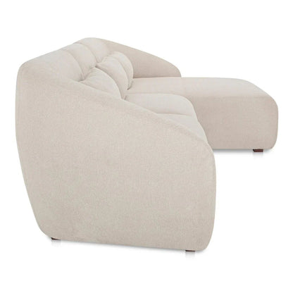 Amelia Sloped Arm Lounge Sectional Sofa-Modular Sofas-Moe's Home-LOOMLAN