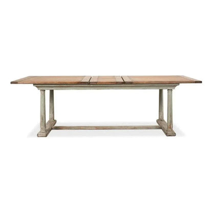 Amelia Two Tone Rectangle Extendable Dining Table-Dining Tables-Sarreid-LOOMLAN