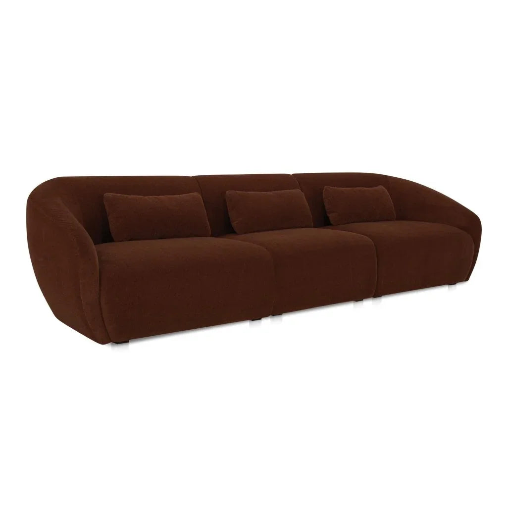 Amelia Versatile Comfort Modular Sofa-Modular Sofas-Moe's Home-Chestnut-LOOMLAN